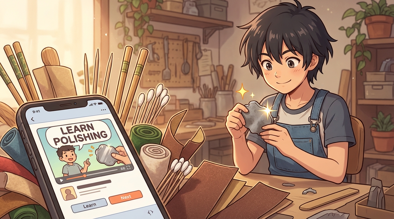 Session 1: Let’s Polish Metal Using Everyday Items